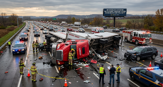 18-Wheeler Accident Settlement Amounts 2026: How Much Can You Get? | LawAccidents