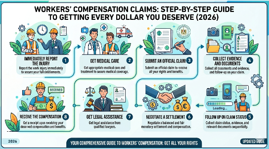 Workers' Compensation Claims: Step-by-Step Guide to Getting Every Dollar You Deserve (2026)