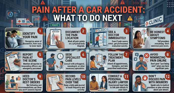 Pain After a Car Accident: What to Do Next